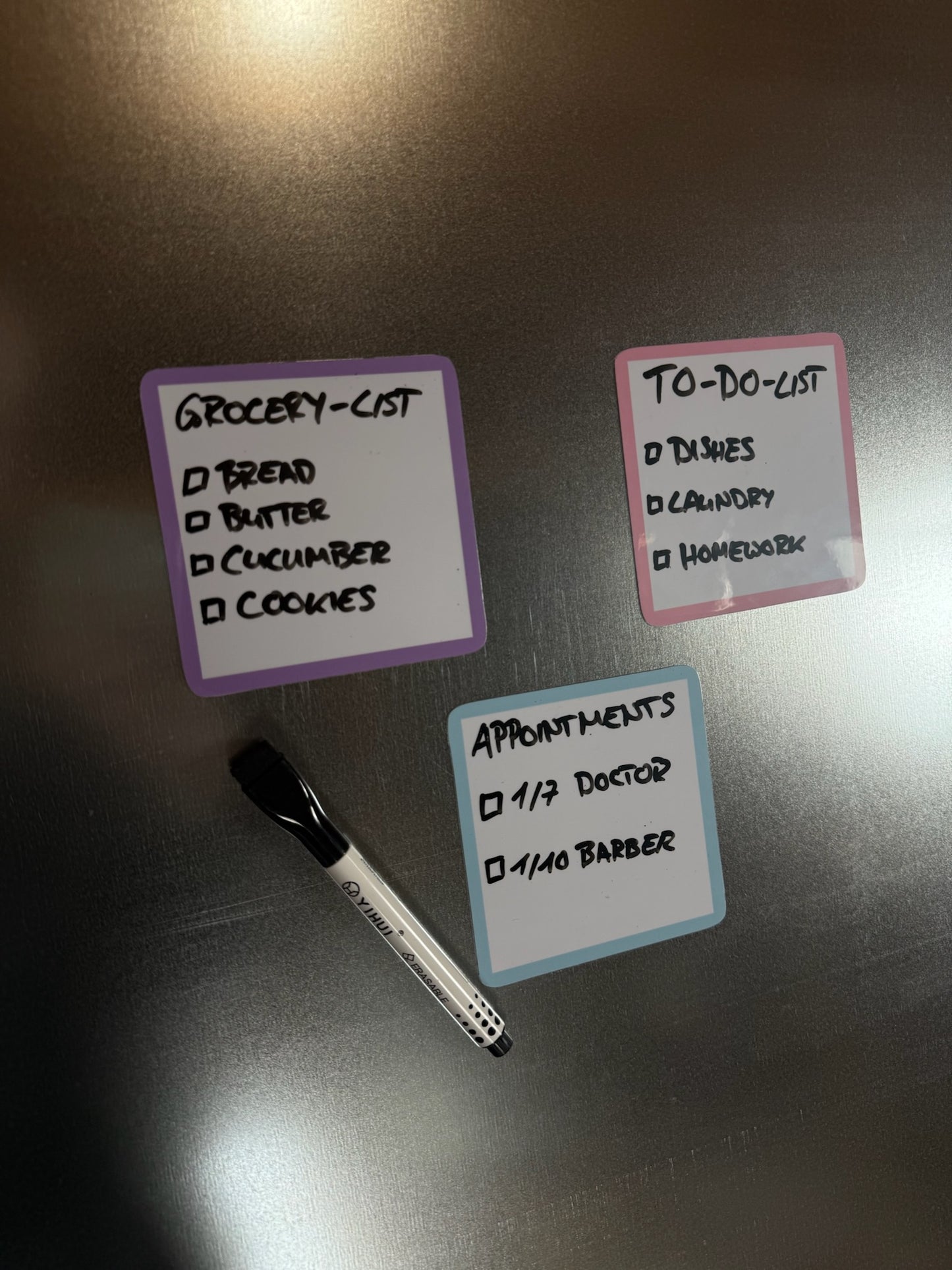 Writable Magnetic Notes