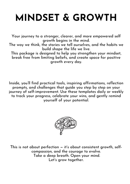 Mindset & Growth | Digital Package