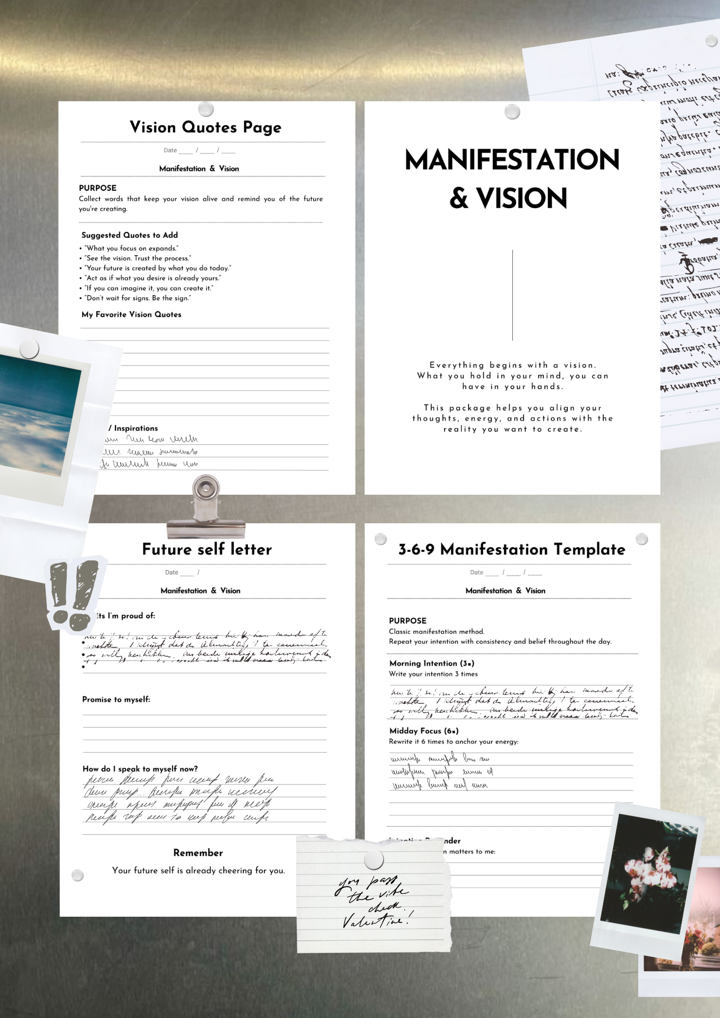 Manifestation & Vision | Digital Package