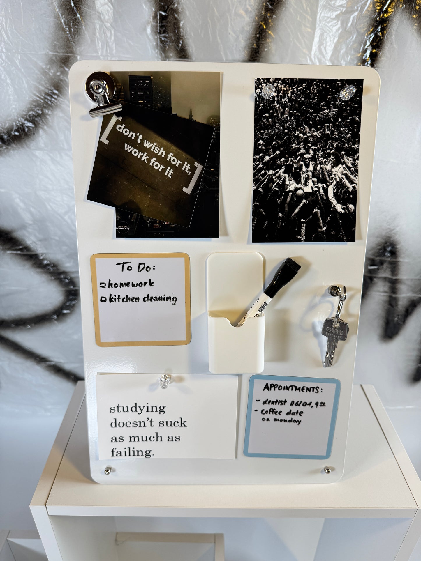 Magnetic Metal Desk Board